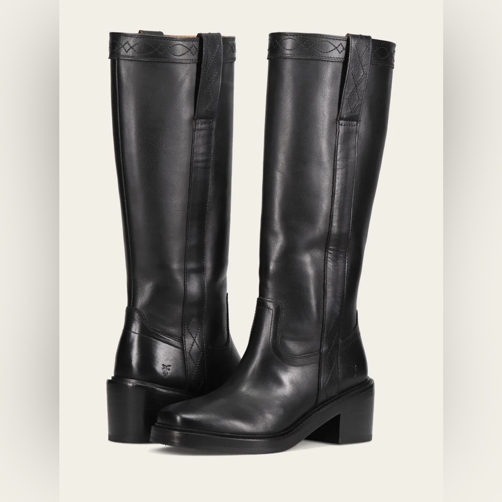 Frye - Kate pull on boots. black size 7 NWT & Box